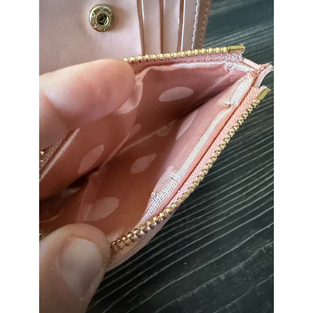 Designer L Baby Pink Small Patchwork Fashion Envelope Wallet - Picture 4 of 6